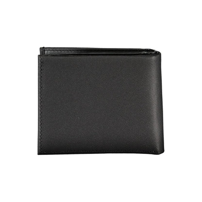 Portefeuille élégant en cuir noir Calvin Klein avec blocage RFID
