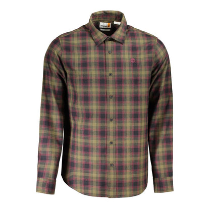 Timberland Green Cotton Shirt by Timberland