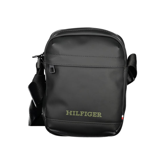 Sac à bandoulière en polyéthylène noir Tommy Hilfiger