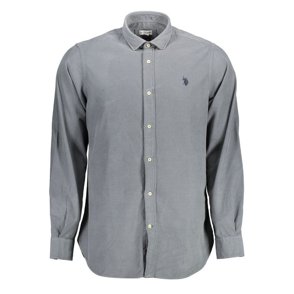 U.S. POLO ASSN. Blue Cotton Men Shirt by U.S. POLO ASSN.