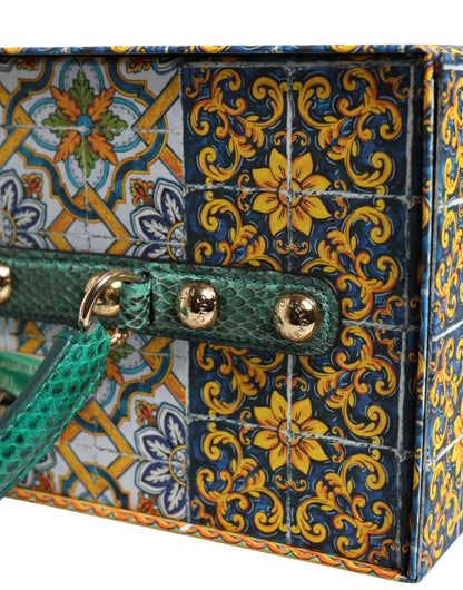 Robe noire Dolce &amp; Gabbana MARIA Défilé de mode en porcelaine Poupées en cuir Sicily