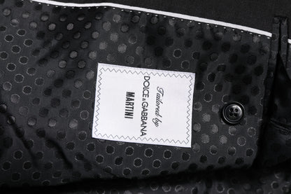 Veste simple boutonnage MARTINI gris foncé Dolce &amp; Gabbana