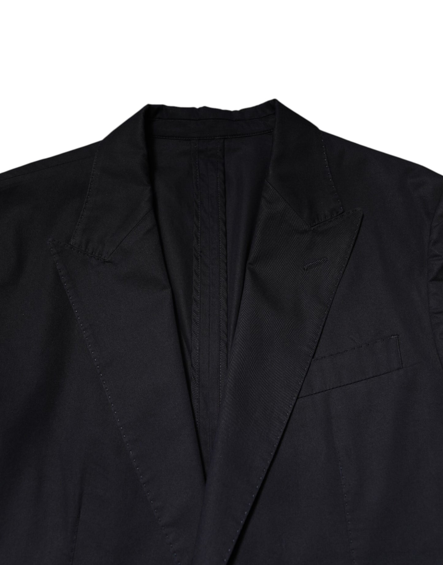 Veste de costume en coton bleu foncé TAORMINA de Dolce &amp; Gabbana