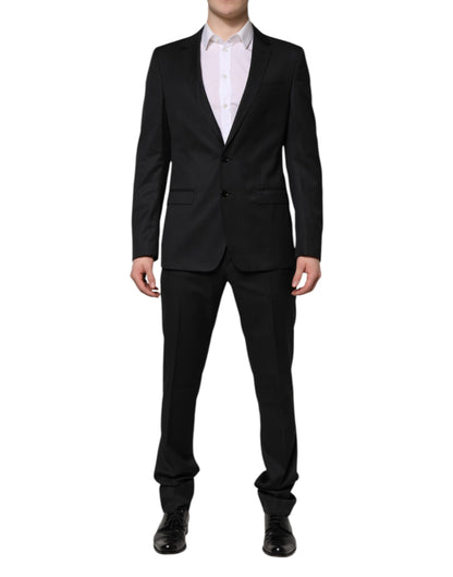 Costume 2 pièces gris foncé MARTINI à boutonnage simple Dolce &amp; Gabbana