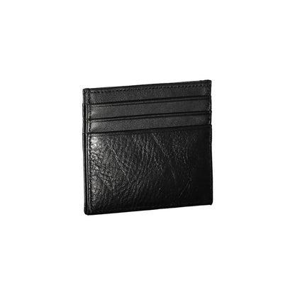 Portefeuille homme en cuir noir Tommy Hilfiger