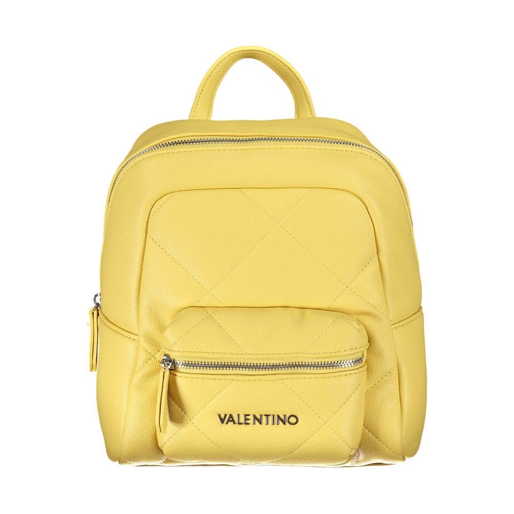Sac à dos en polyéthylène jaune Mario Valentino