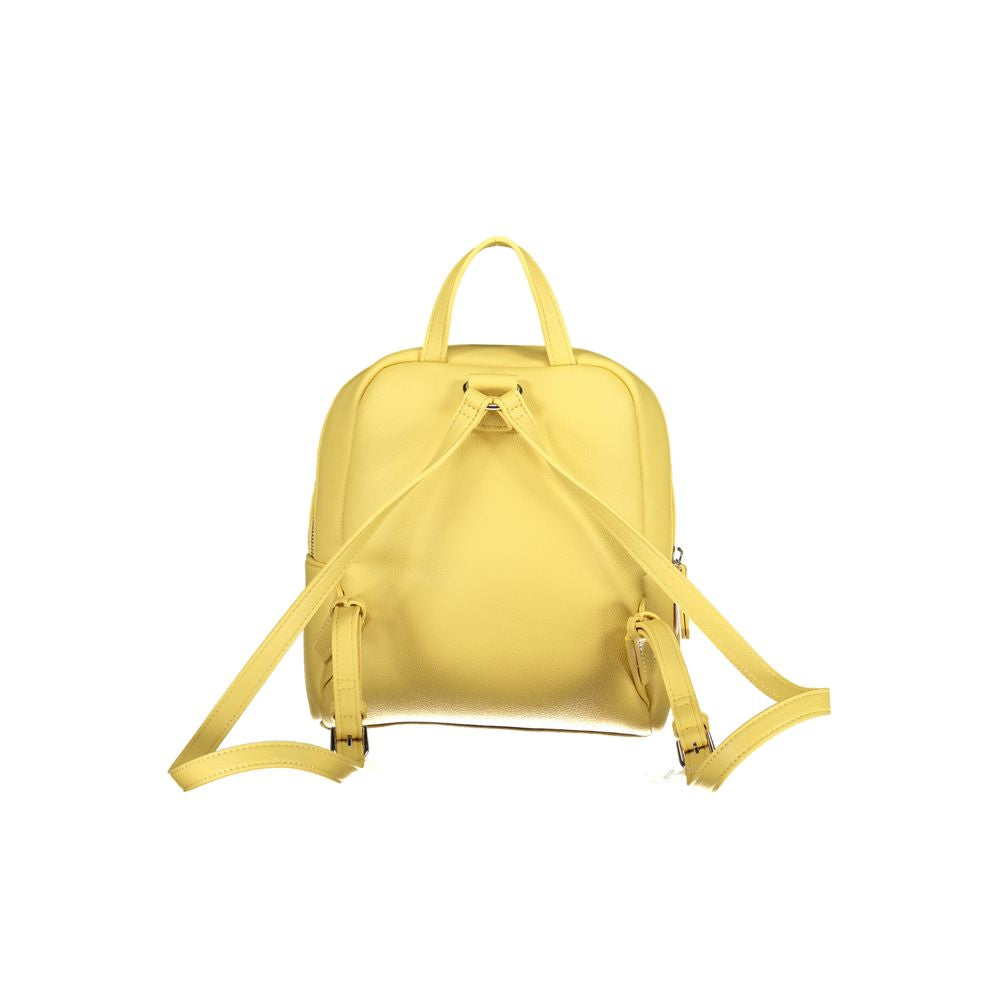 Sac à dos en polyéthylène jaune Mario Valentino