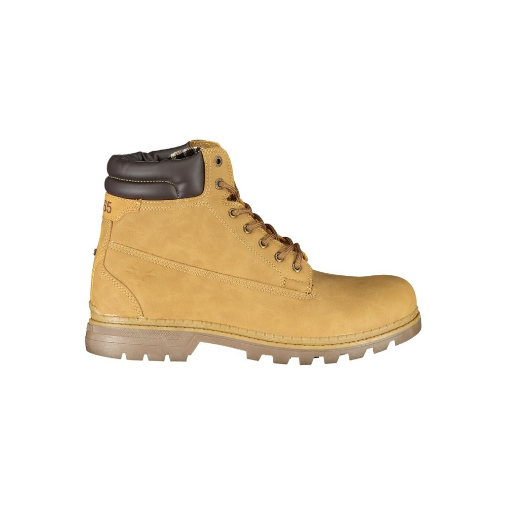 Carrera Vibrant Yellow Lace-Up Fashion Boots by Carrera