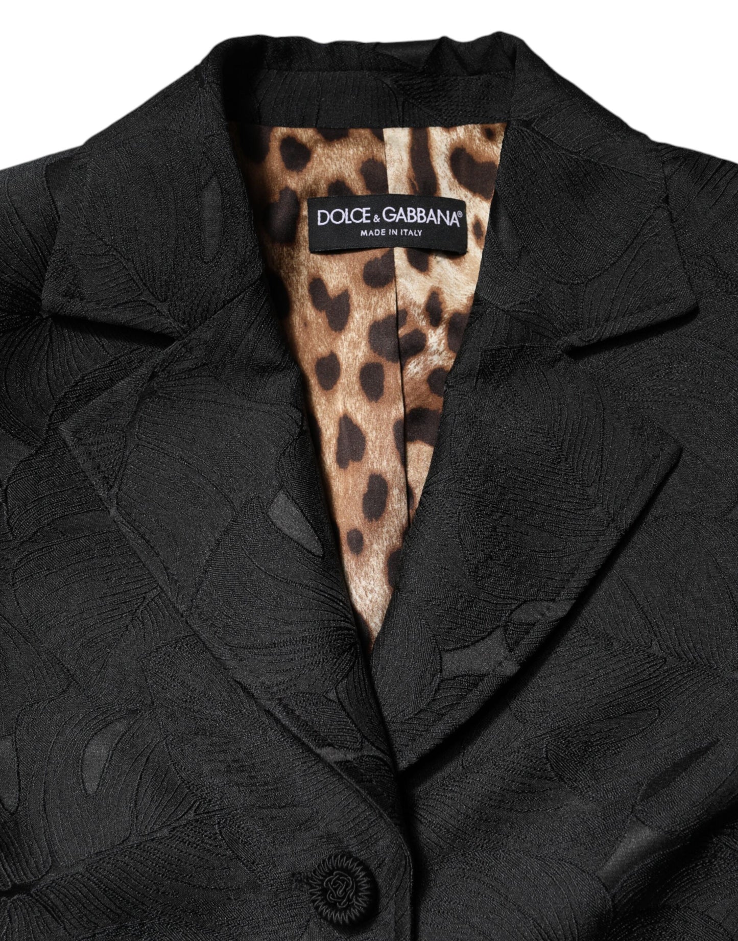 Dolce & Gabbana Black Single Breasted Trench Coat Jacket by Dolce & Gabbana