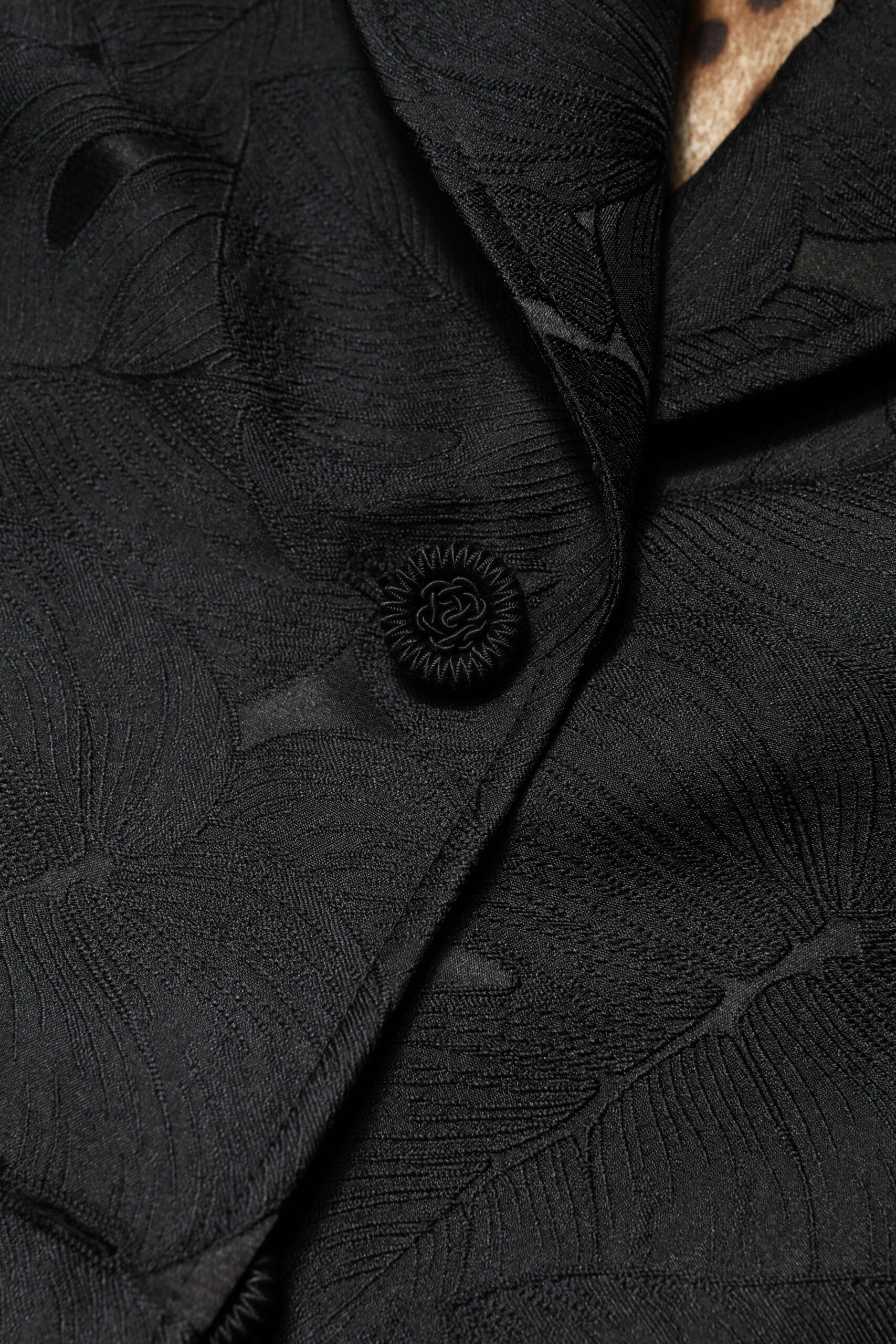 Dolce & Gabbana Black Single Breasted Trench Coat Jacket by Dolce & Gabbana