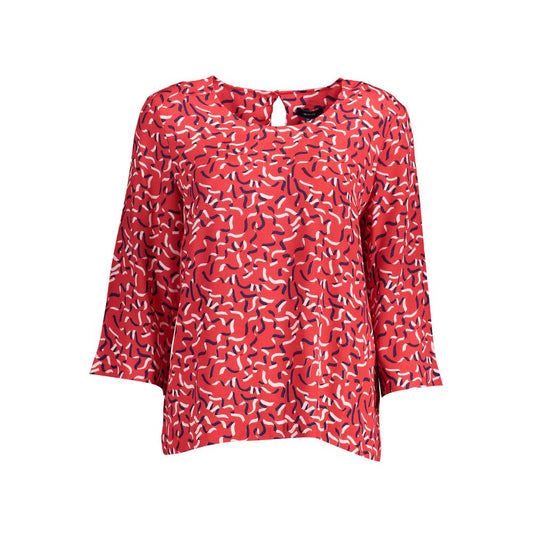 Pull Gant en viscose rouge pour femme