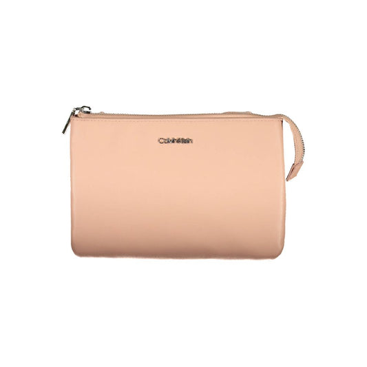 Sac à main femme Calvin Klein en polyester rose