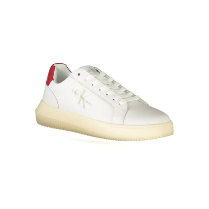 Calvin Klein White Polyester Sneaker by Calvin Klein