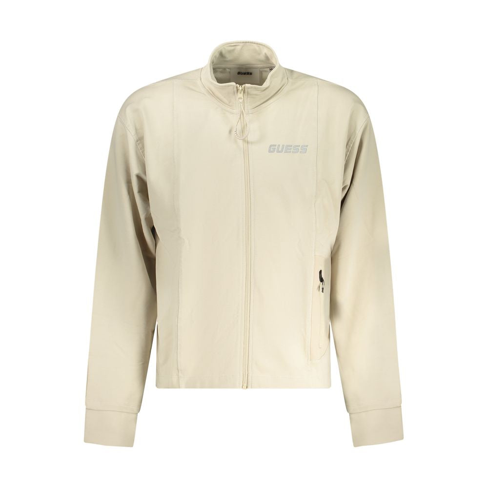 Guess Jeans Beige Cotton Men Sweater by Guess Jeans