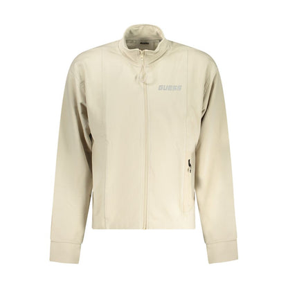 Guess Jeans Beige Cotton Men Sweater by Guess Jeans