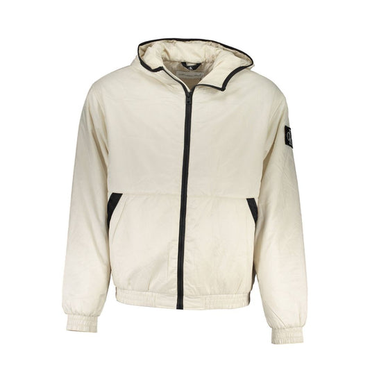 Veste à capuche beige élégante Calvin Klein – Vêtements d'extérieur intemporels