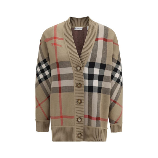 Pull en laine à carreaux Burberry Archive