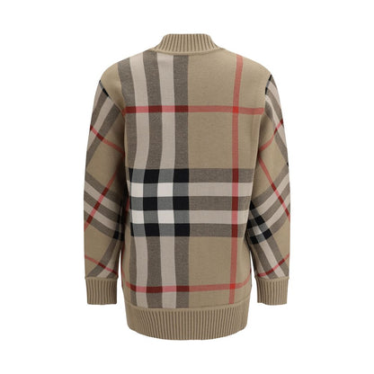 Pull en laine à carreaux Burberry Archive