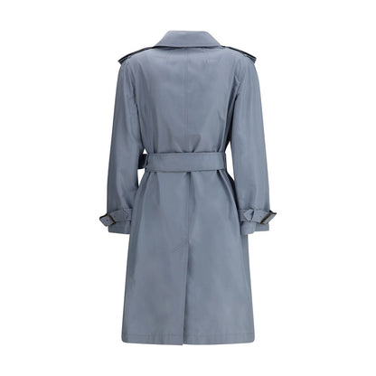 Trench-coat long en soie Burberry