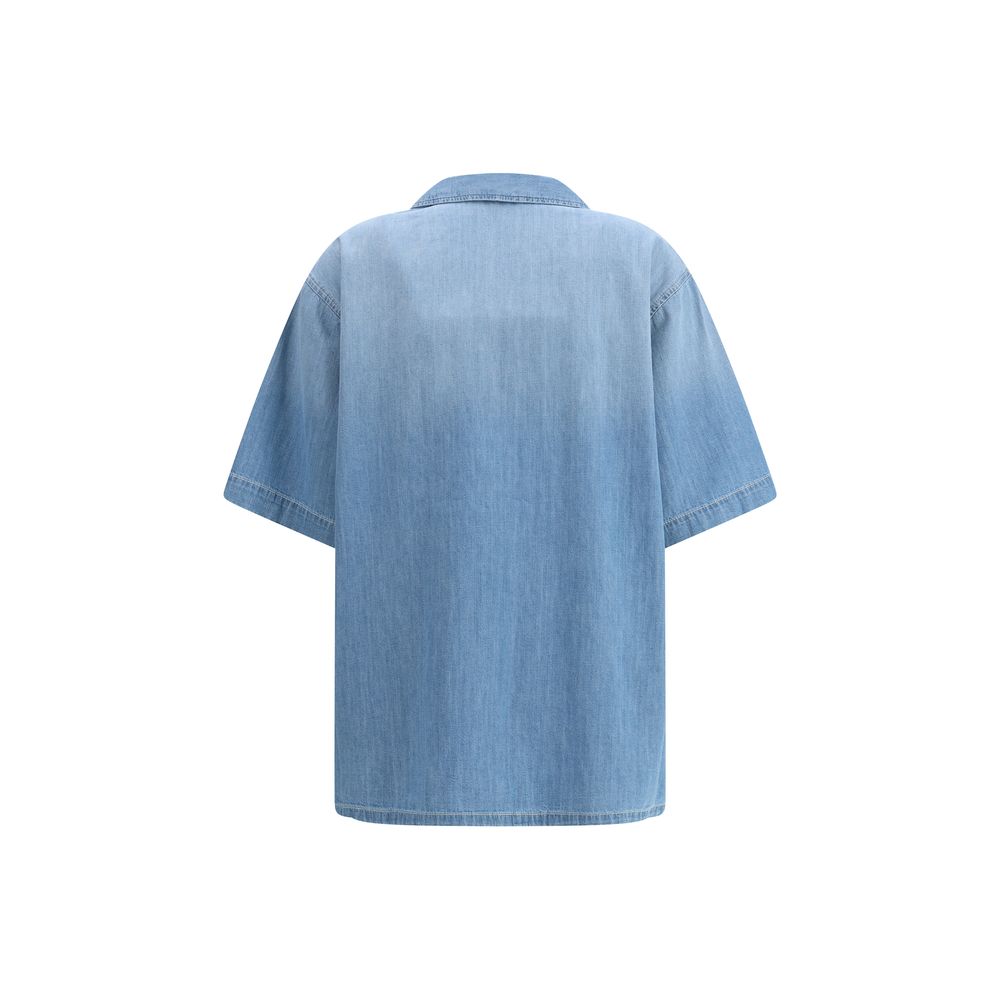 Chemise en jean à manches courtes Fabiana Filippi