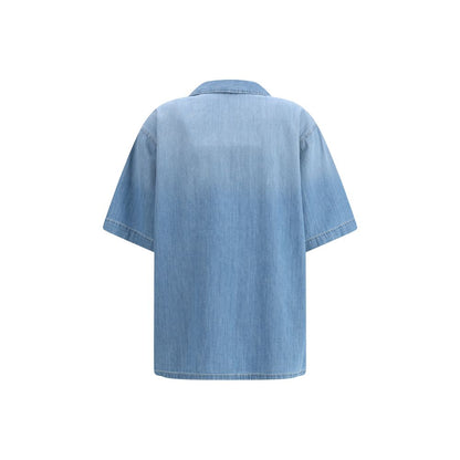 Chemise en jean à manches courtes Fabiana Filippi