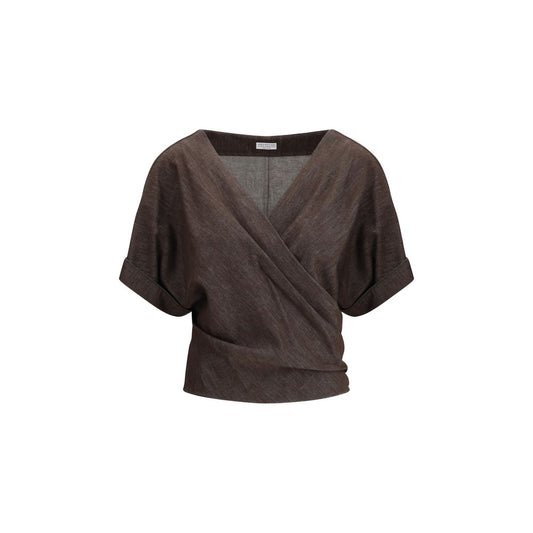 Brunello Cucinelli Chemisier portefeuille