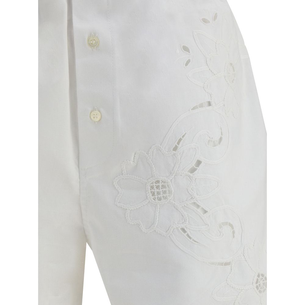 Short en lin Marine Serre