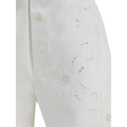 Short en lin Marine Serre