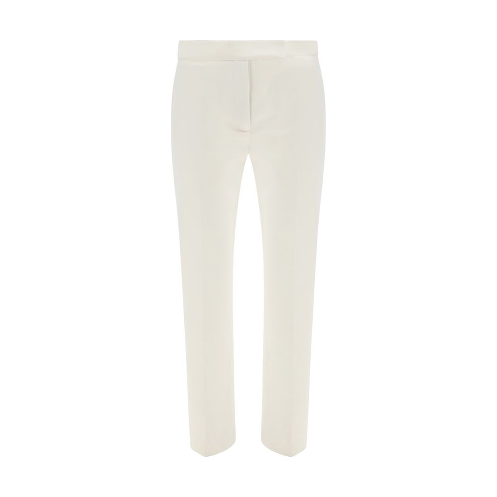 SA SU PHI Angela Pants Wool Silk Palazzo Monochrome