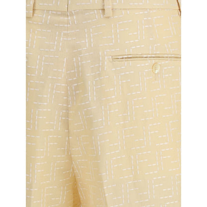 Short en lin Fendi