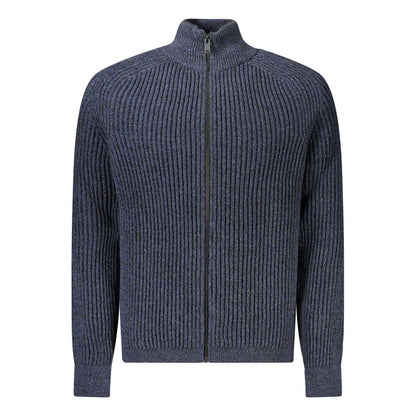 Cardigan en laine bleu Hugo Boss pour homme
