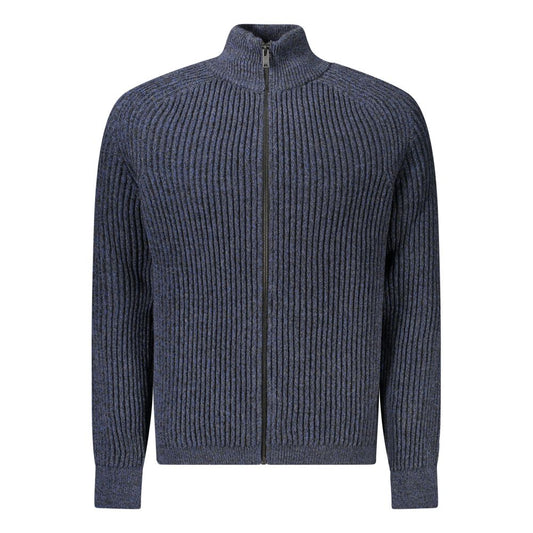 Cardigan en laine bleu Hugo Boss pour homme