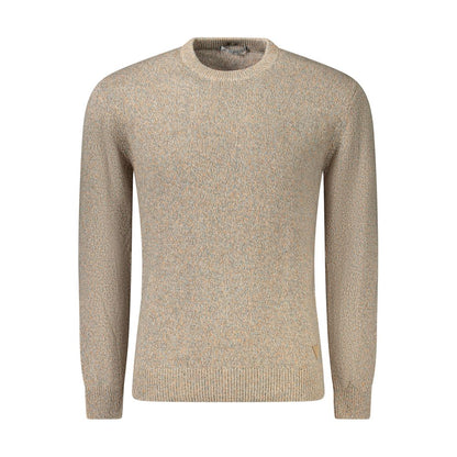 Guess Jeans Beige Cotton Men Sweater by Guess Jeans