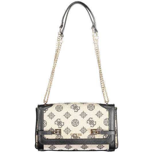Sac à main Guess Jeans en coton noir