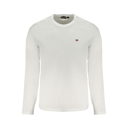 Napapijri White Cotton T-Shirt by Napapijri