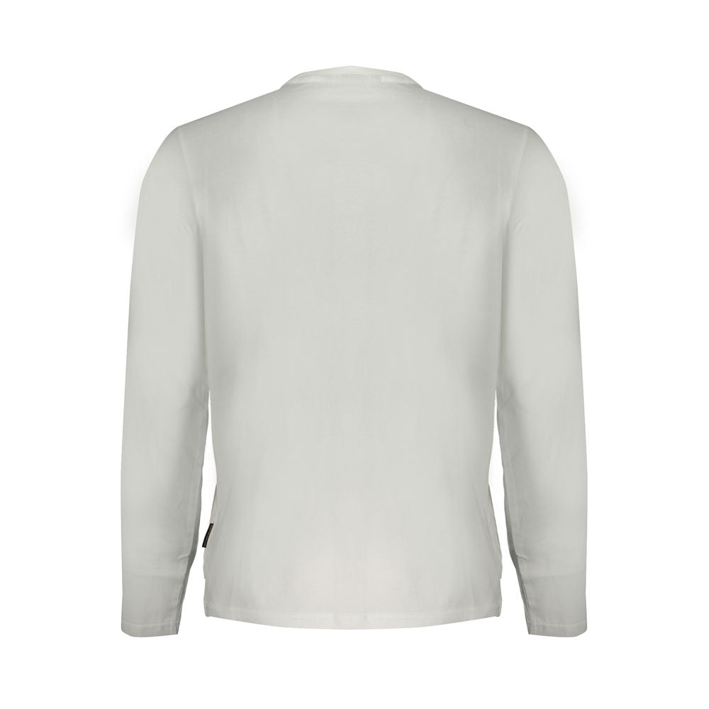 Napapijri White Cotton T-Shirt by Napapijri