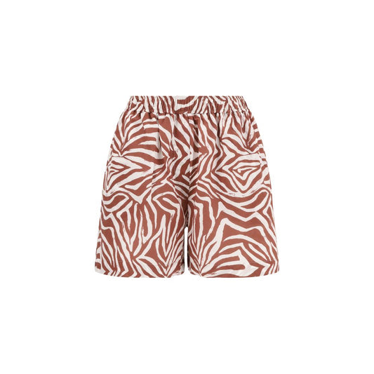 Brunello Cucinelli Short à motif zèbre
