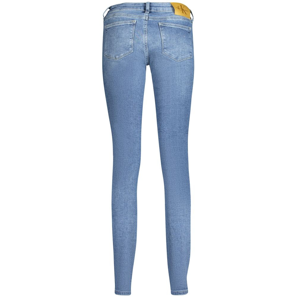 Calvin Klein Blue Cotton Jeans & Pant by Calvin Klein