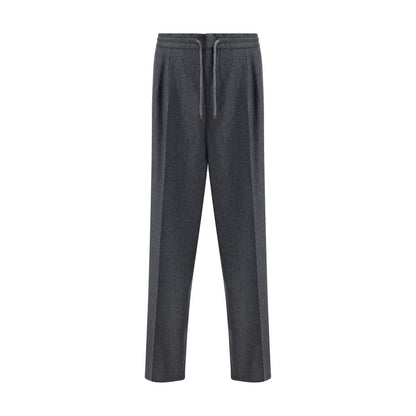 Brunello Cucinelli Pantalon en laine vierge