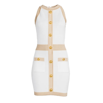 Balmain White Viscose Women's Dress by Balmain