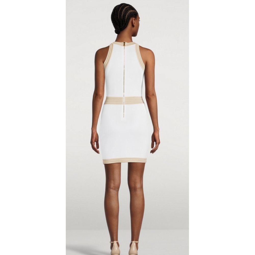 Balmain White Viscose Women's Dress by Balmain