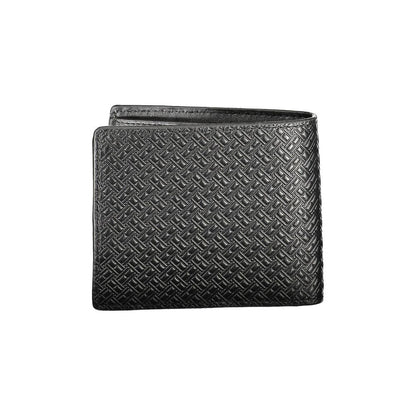 Portefeuille homme en cuir noir Tommy Hilfiger