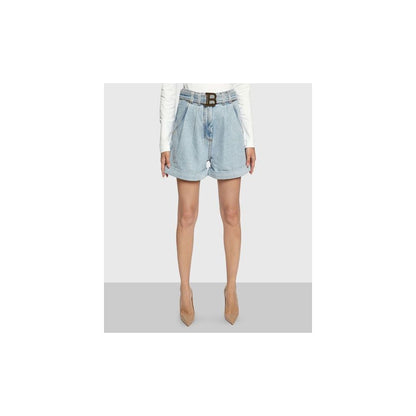 Short en coton bleu Balmain