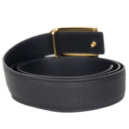 Ceinture Dolce &amp; Gabbana en cuir de veau noir pour femme