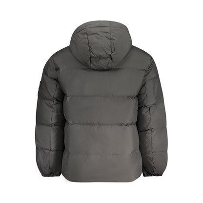 Tommy Hilfiger Recycled Polyester Jas - Zwart Beperkt