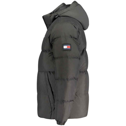 Tommy Hilfiger Black Recycled Polyester Men Jacket