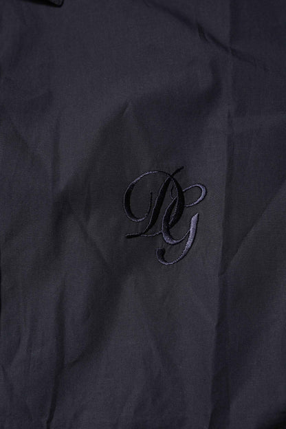 Dolce & Gabbana Dark Blue MARTINI Cotton Dress Formal Shirt by Dolce & Gabbana