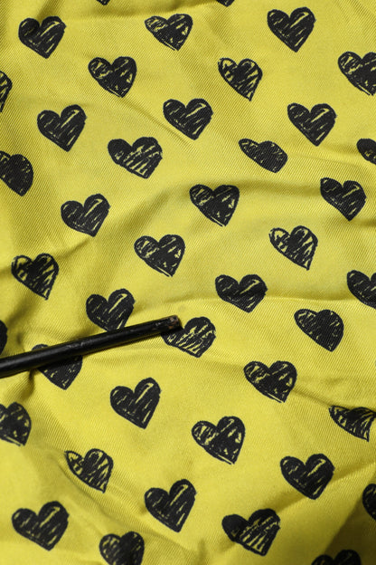 Dolce & Gabbana Yellow Heart Short Sleeves Men Casual Shirt by Dolce & Gabbana