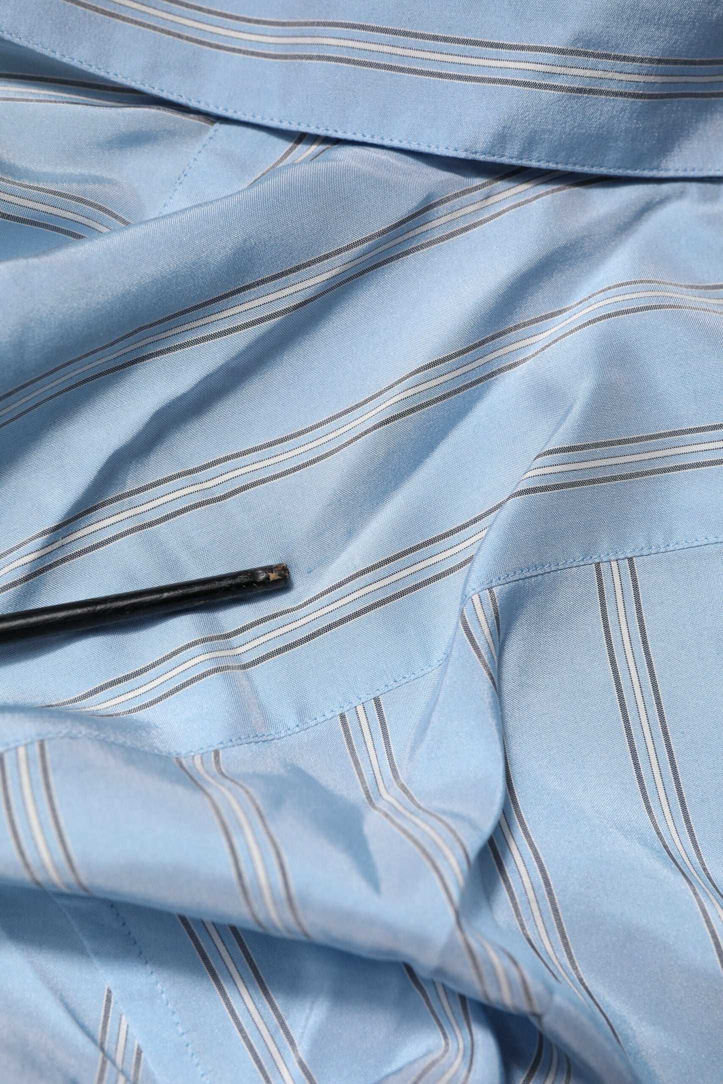 Dolce & Gabbana Light Blue MARTINI Striped Formal Dress Shirt by Dolce & Gabbana