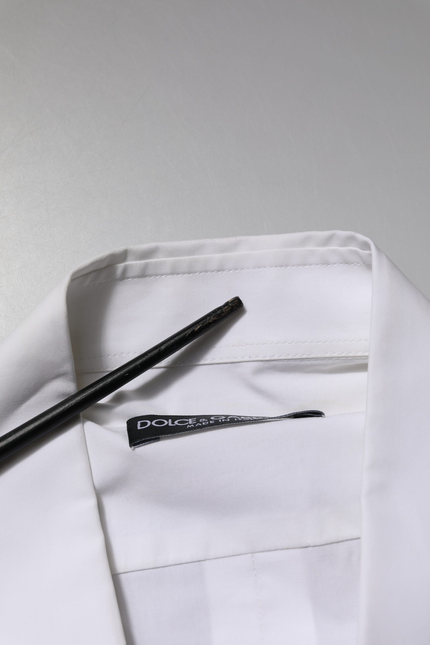 Dolce & Gabbana White Cotton Long Sleeves Dress Formal Shirt by Dolce & Gabbana